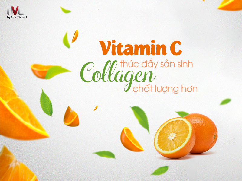 Vitamin C thúc đẩy sản sinh Collagen tốt hơn