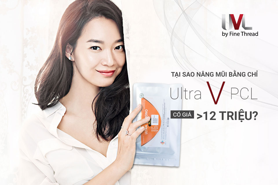 Tại sao nâng mũi bằng chỉ Ultra V Lift PCL có giá hơn 12 triệu ?