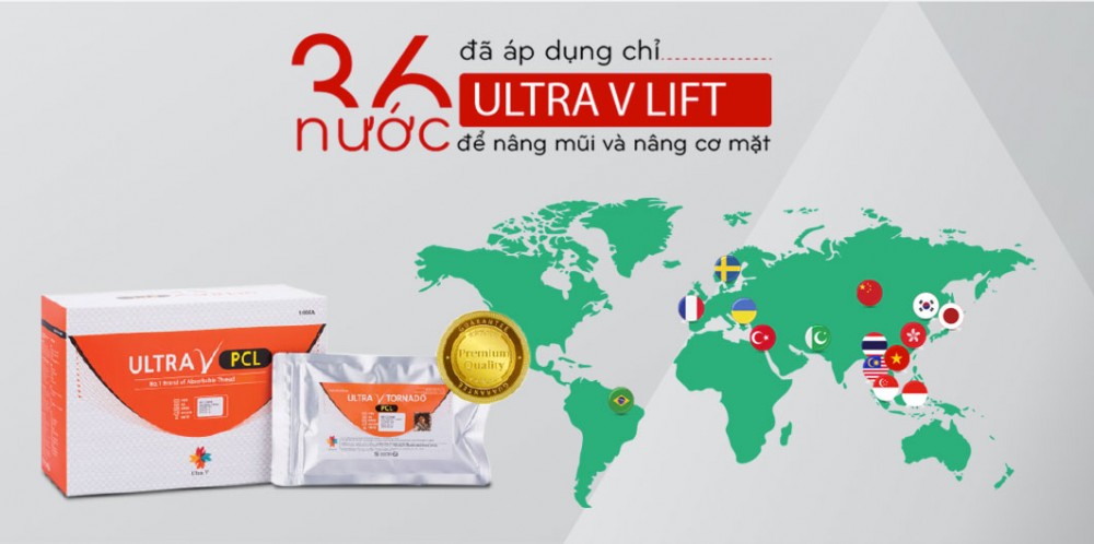 Hơn 36 quốc gia đã sử dụng chỉ Ultra V Lift
