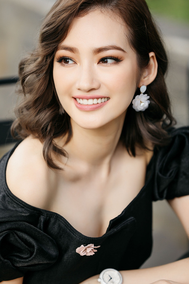 Hoa hậu Trương Tri Trúc Diễm với vẻ đẹp lai Âu Mỹ