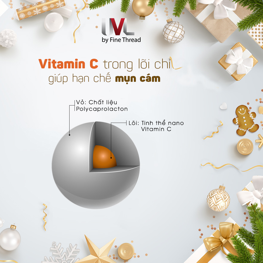 Chỉ Ultra V Lift với lõi Vitamin C