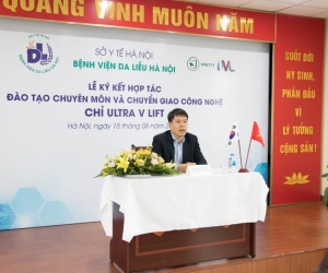 Lễ ký kết Đào tạo Chuyên môn & Chuyển giao Công nghệ UVL tại Bệnh viện Da Liễu Hà Nội