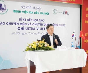 Lễ ký kết Đào tạo Chuyên môn & Chuyển giao Công nghệ UVL tại Bệnh viện Da Liễu Hà Nội